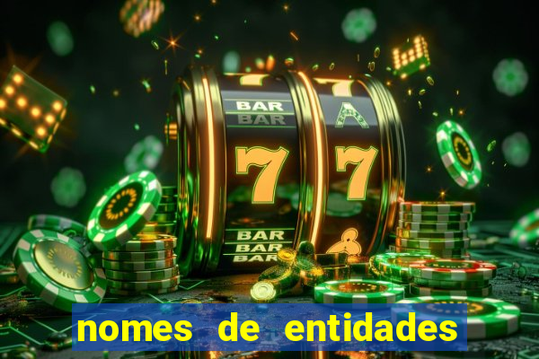 nomes de entidades do mal